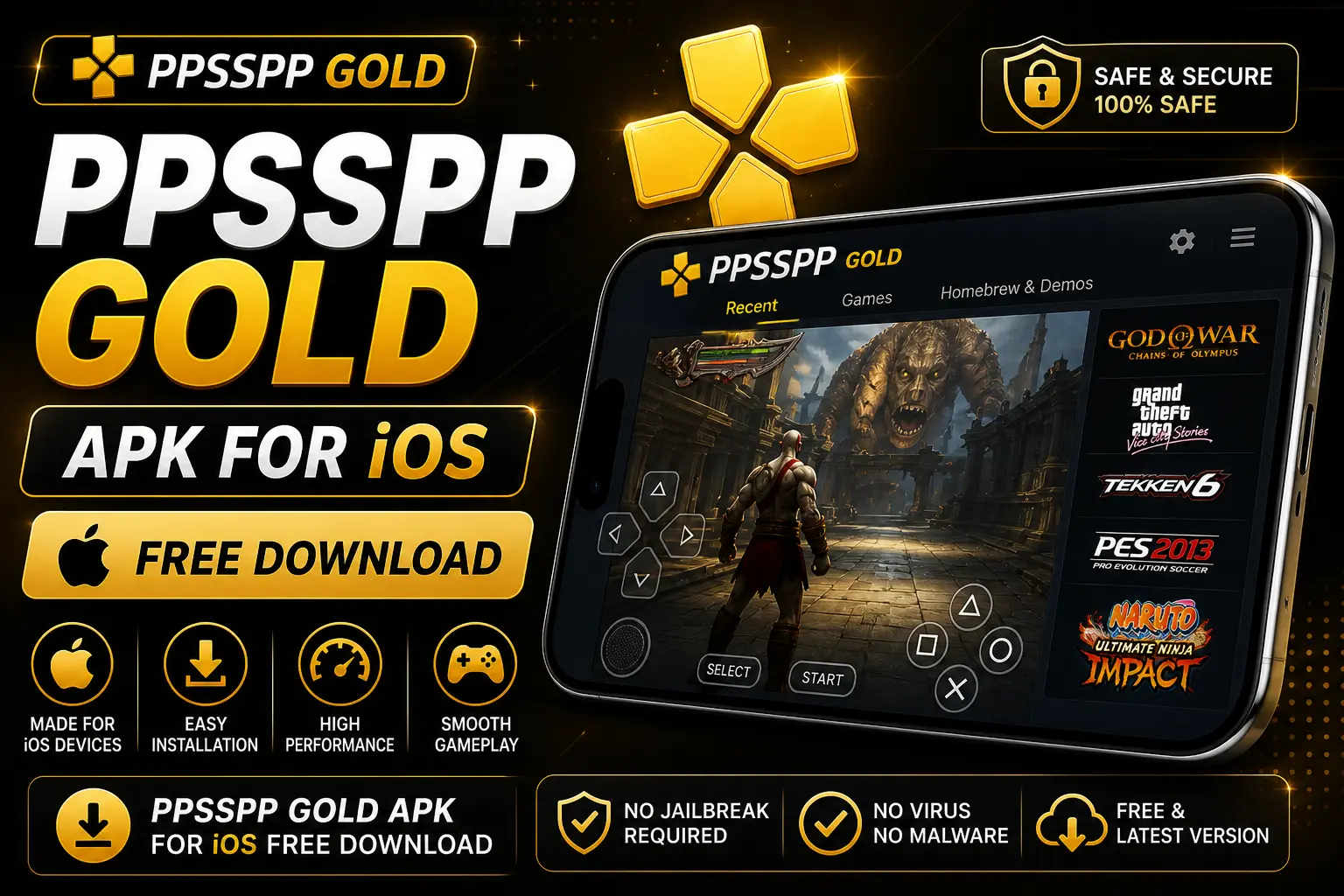 ppsspp gold for ios