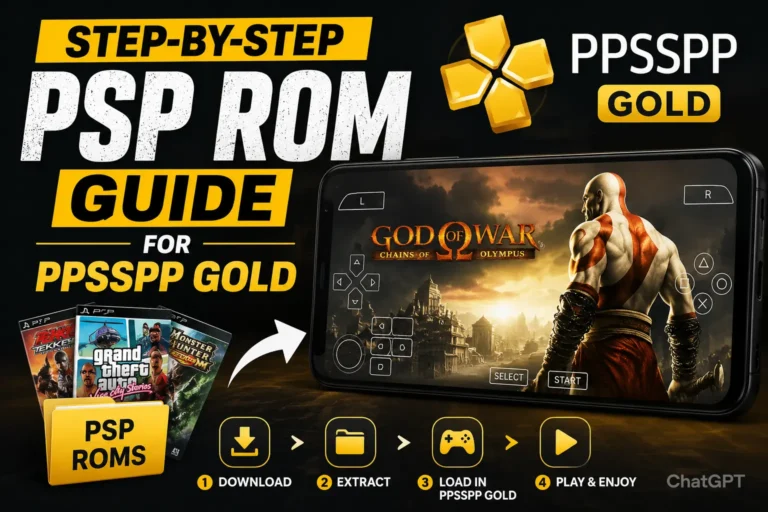 Step-by-Step PSP ROM Guide for PPSSPP Gold 5 psp roms